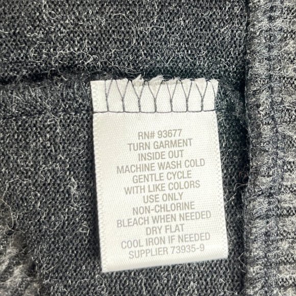 Liz Claiborne Gray Zip-Up Cardigan - Picture 7 of 7